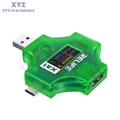 XA1 Multifunctional Tester Digital Voltage Current Power Meter USB Tester 4-25V