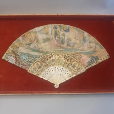 Antique Painted French Fan