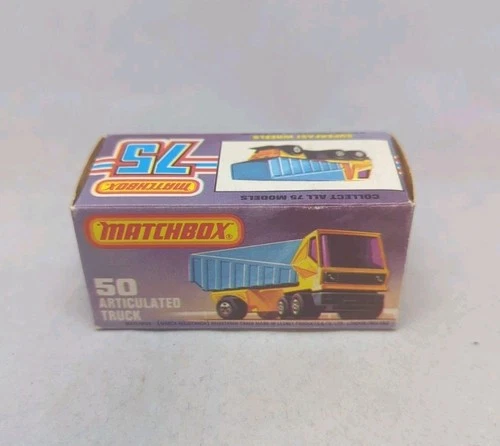 Matchbox Lesney Superfast No50 ARTIC TRUCK " Empty K TYPE box" WITHOUT NEW