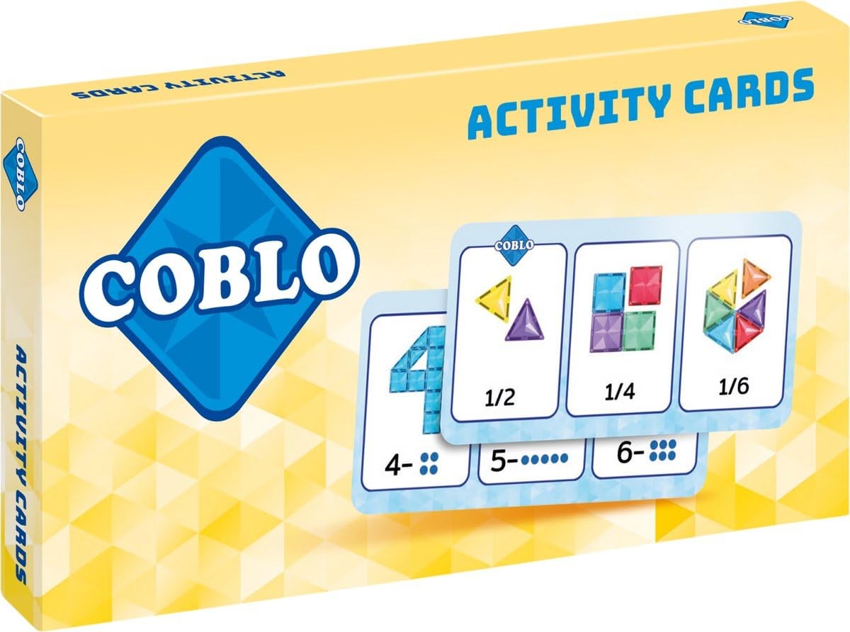 Coblo Activity Cards - 74 Educational Tasks - Gift 3 Years - Montessori Toy - Mo 5590₽