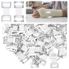 30 Pcs White Elastic Bandage Clips, Reusable Bandage Clips with Stretch Metal...