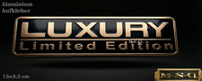 3D Luxury Limited Edition Aluminium Metall Aufkleber Sticker Logo Schriftzug