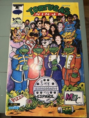 (RARE) Tortugas Ninja Comic Book From 1991 (Spanish Version) TMNT COMIC