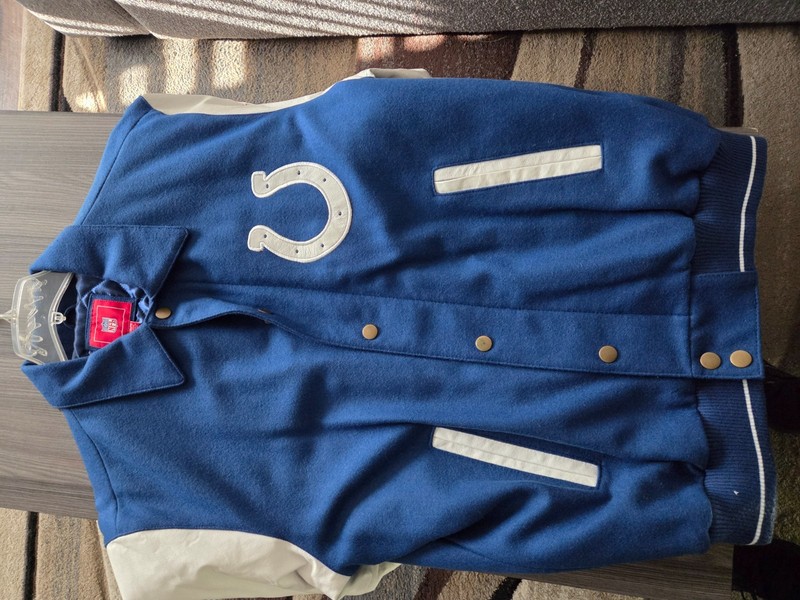 Colts Super Bowl XL leather jacket