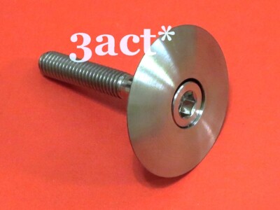 M6 x 35mm Bolt Headset Top Cap Titanium - Cane Creek Chris King Ritchey FSA