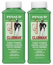 2 Pack- Clubman Pinaud Fine Face Talc Powder - 9oz