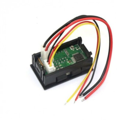 VOLTMETRO AMPEROMETRO DIGITALE LCD 100V 10A DA PANNELLO MOTO,AUTO - Foto 5