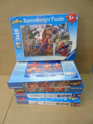 NEW Marvel Spiderman 3 in Box Puzzles Puzzle Jigsaw Ages 5 and Up No Way Home