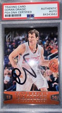 Goran Dragic Phoenix Suns Autographed 2013 2014 Panini Card #112 PSA/DNA Cert