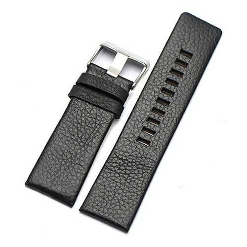 Correa de reloj de cuero de nailon de 26 mm para diésel DZ4318 DZ4345 DZ4354 + herramientas - Imagen 3 de 12