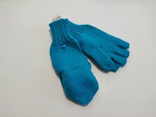 New York  Company Non-Sized Mittens with finger holes blue metallic NWT