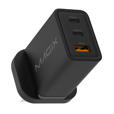 Image of 65W 3-Port Plug GaN Charger PD Power Delivery - UK Plug