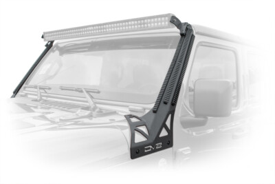DV8 Offroad D-JL-190052-PIL for 2018-21 JL/Gladiator Picatinny Rail A-Pillar Pod