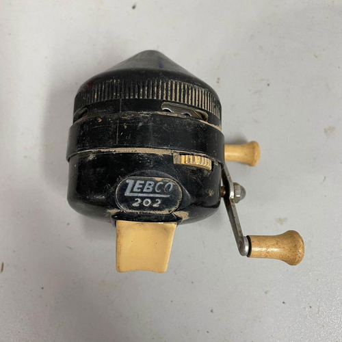 Moulinet spincast Zebco vintage Zee Bee 202 dans sa boîte