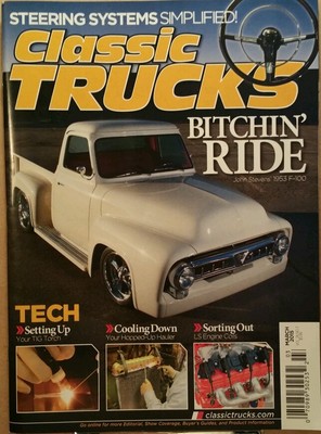 Classic Trucks Bitchin' Ride Engine Coils Hauler March 2015 FREE SHIPPING
