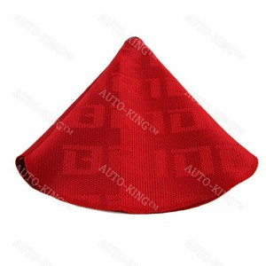Details About Jdm Bride Racing Hyper Fabric Shift Knob Shifter Boot Cover Mtat Red Stitches - 