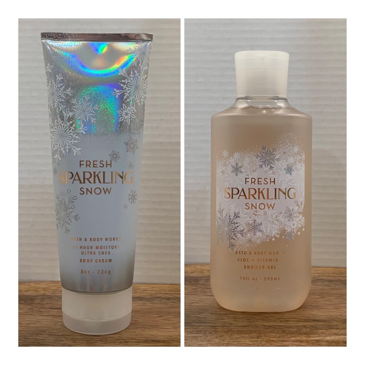 Bath and Body Works FRESH SPARKLING SNOW Ultra Shea Body Cream and