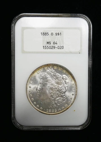 1885-O Morgan Silver Dollar. NGC Certified MS 64. Inv# 5450