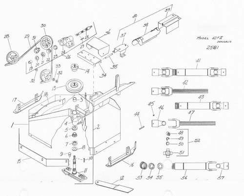 Woods 1pt Fast Hitch 42F-II Mäherhandbuch IH Farmall Cub 140 Super A Cub Lo-Boy - Bild 6 von 11