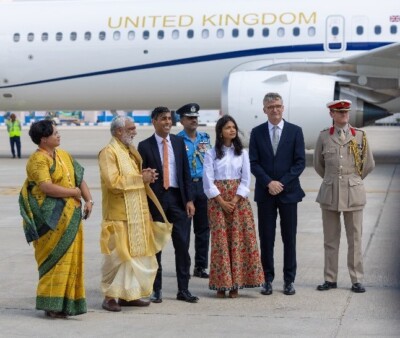 Prime Minister Rishi Sunak at The G20 in Delhi, India photo - glossy A4 print