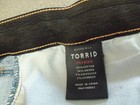 Women's TORRID Distressed Stretch Sky High Skinny Denim Jeans Plus Size 22 S — photo 10