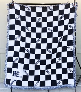 vans checkered blanket