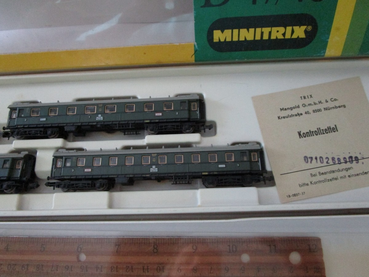 鉄道模型 Minitrix 13854 Container wagon-Set 鉄道模型 Minitrix 13854 Container wagon-Set Freight Car Sets