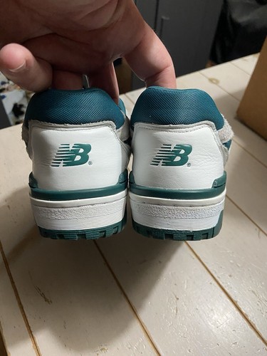 New Balance 550 Sneakers Mens 7 D White Teal Basketball ALD BB550STA EUC - Picture 5 of 12