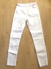BNWT Girls White Skinny Jeggings aged 11yrs