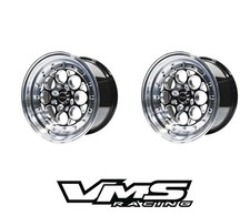 13x9 Vms Racing Revolver Black Polished Rims Wheels 4x1004x114 Et0 - X2 13x9 Vms Racing Revolver Black Polished Rims Wheels 4x1004x114 Et0 - X2