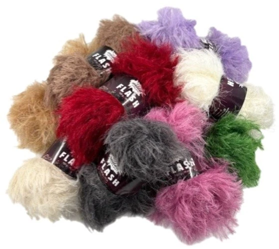 Fluffy Furry Eyelash Ayaz Milda Flash 100g Super Fluffy Soft