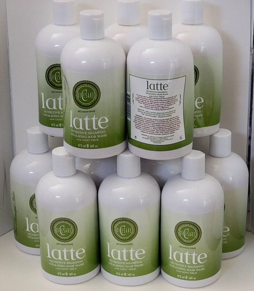 24 DICESARE LATTE питательный шампунь оживляющий мытье волос с козьим молоком 16 жидких унций - Изображение 3 из 3