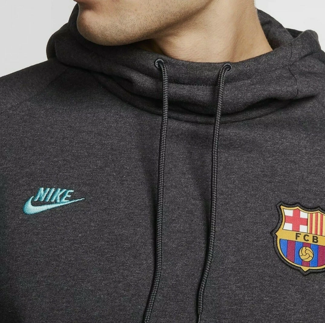 Nike FC Barcelona Hoodie Pullover Sweater Barca Youth S eBay