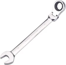 8mm Metric Flex-Head Ratchet Wrench,Box End Head 72-Tooth Ratcheting Combination