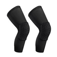 Compression Knee Pads Leg Sleeve Hex Knee Pads for Basketball Honeycomb Anti ...