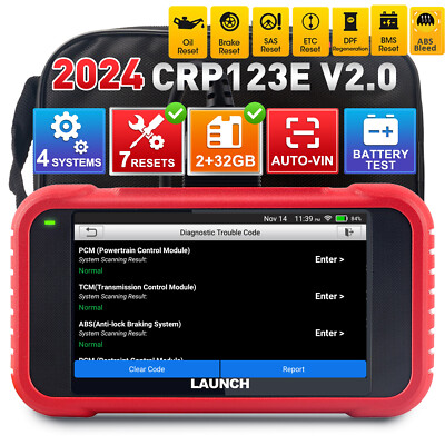 2025 LAUNCH X431 CRP123E V2.0 Car Diagnostic Tool OBD2 Scanner Fault Code Reader