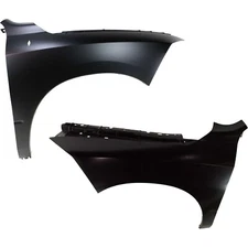 Front Fender Set For 2011-2018 Ram 1500 2500 CAPA Primed with Emblem Provision