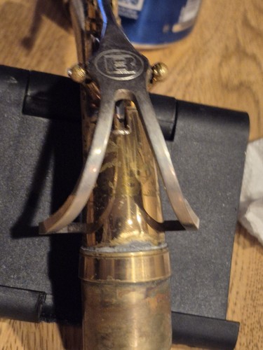 Selmer Bundy II EE. UU. Todo Original Estuche Cuello Necesita Reparación #819324 Como Está - Imagen 14 de 18