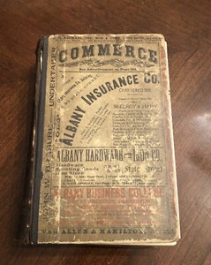 Antique 1911 Albany & Rensselaer NY Directory Business Street City Advertising +