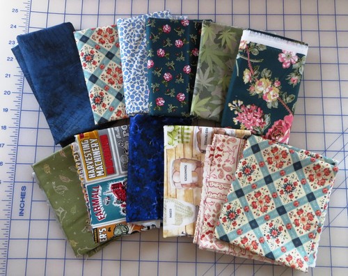 Lot #42, Quilter's Cotton Scraps & Remnants ANY Amount Of Fabric Ships for $3.99