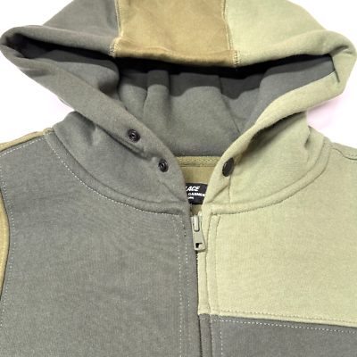 Palace Engineered Garments Patchwork Zip Hood Olive Size Medium | eBay