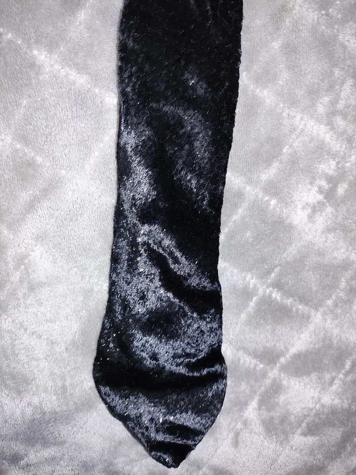 BRIONI Necktie Men's 100% Pure Silk LUXURY Tie Sparkles Black - Image 3 of 4