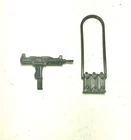 GI Joe Snake Eyes Gun Uzi Ammo Bag 1982 1983 Battle Gear Accessory Pack A