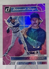 💥 2023  Donruss - Diamond Kings Holo Purple *  BREWERS   ROBIN   YOUNT   💥