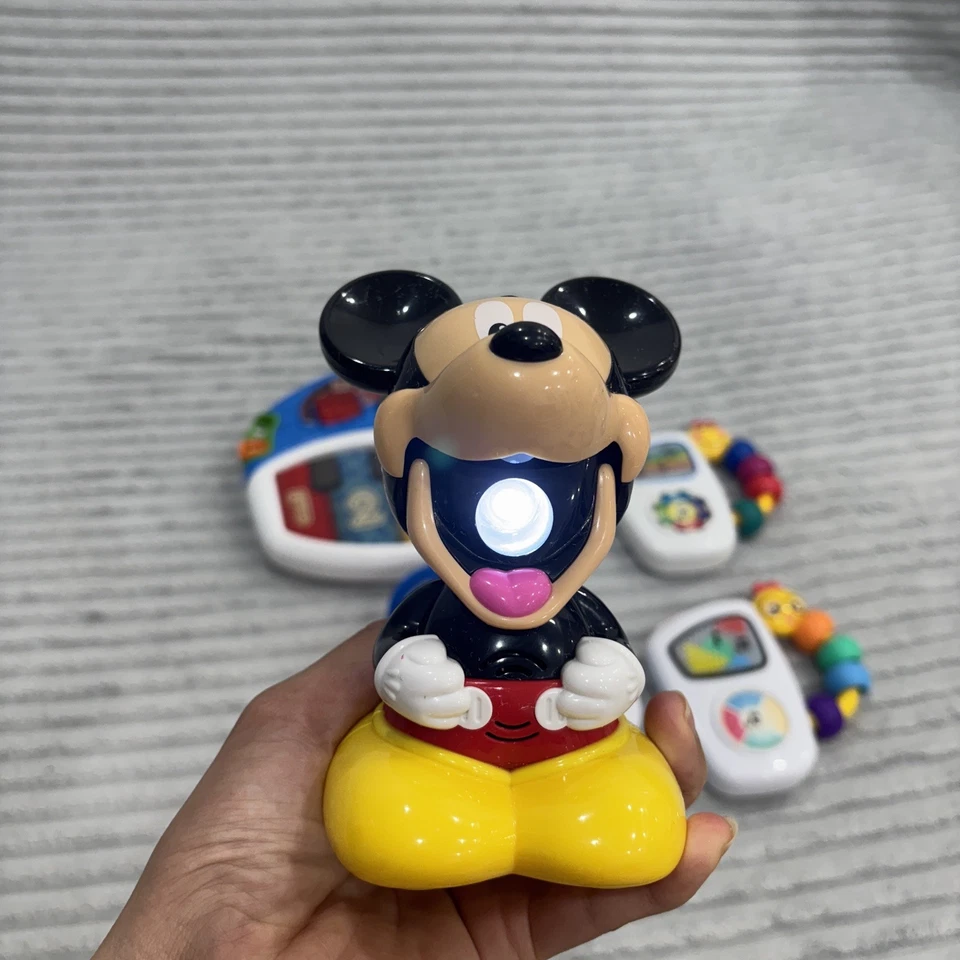 LOTE de Juguetes Baby Einstein Disney LeapFrog Aprende Juguetes Musicales Sonajero Foto 4 de 4