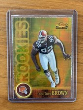 Courtney Brown /200 RC 2000 Topps Finest Gold Refractor Rookie Browns #150