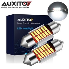 AUXITO 31MM 269 12SMD LED Festoon Number Plate Light Bulb Canbus 6000K HID White