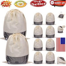 10-Pack Jumbo Dustproof Storage Bags for Handbags  More