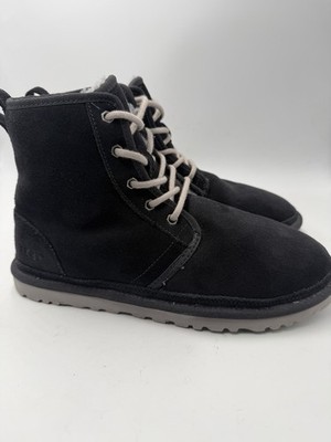UGG Harkley True Navy Blue Suede Sheepskin Desert Chukka  Boots Shoes Size 9 Men