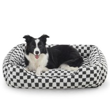 JOEJOY Dog Bed for Large Medium Small Dogs - Rectangle Orthopedic Dog Sofa Be...